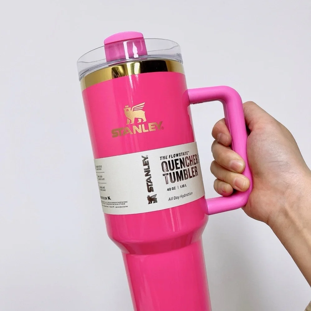 Stanley + Starbucks - 40oz H2.0 Tumbler -Shimmery + Shine in 2 colors of pink - Picture 3 of 5